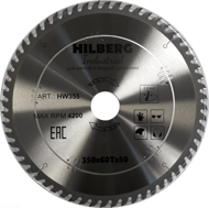 Диск пильный серия Hilberg Industrial 350х60Тх50 мм HW355