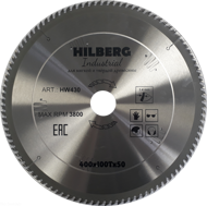 Диск пильный серия Hilberg Industrial 400x100Тx50 мм HW430