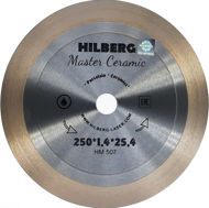 Диск алмазный отрезной 250*25,4 Hilberg Master Сeramic HM507